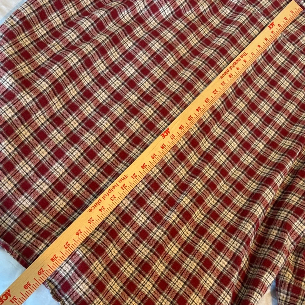 Wrangler Burgundy Plaid‎ Long Sleeve Shirt